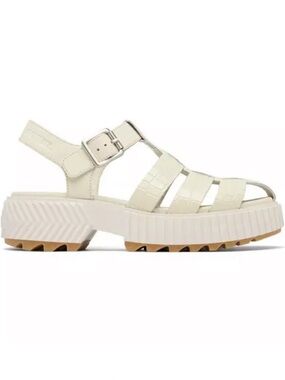 Sorel Cream Platform Fisherman Sandals